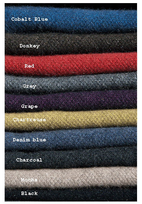 Denim Colour Chart